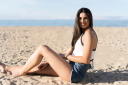 AAZ_Esther - Beach Beauty in White Top __